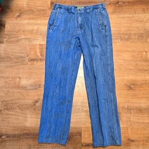 Orvis Blue Relaxed Jeans Classic Comfort Size 36